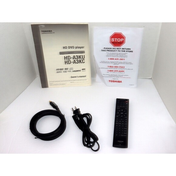 Toshiba HD-A35KU 1080p HD DVD Player With Manual And Remote Bundle Tested Works - Picture 15 of 16